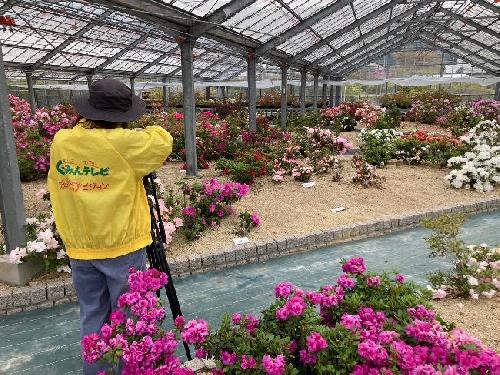 くーみんテレビ取材（４月３日）