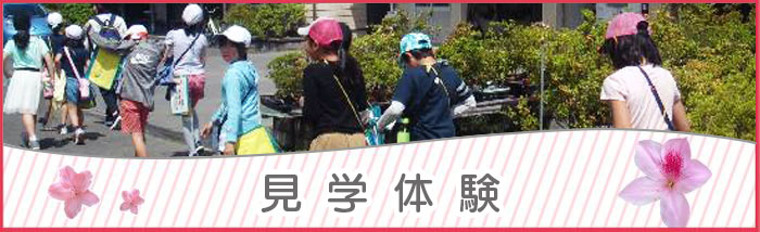 見学・体験のご案内